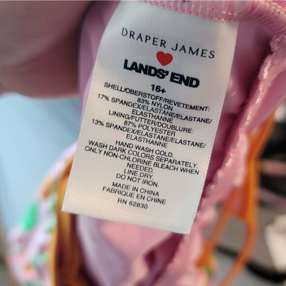 DRAPER JAMES X LANDS' END One Piece Swimsuit - Picture 9 of 9
